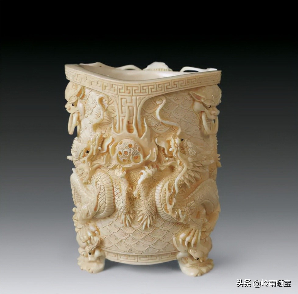 象牙工艺作品,象牙艺术品有什么特征