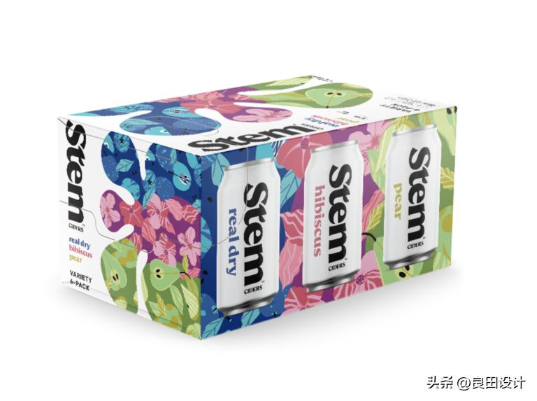 StemCiders苹果酒包装设计全面的品牌重新设计