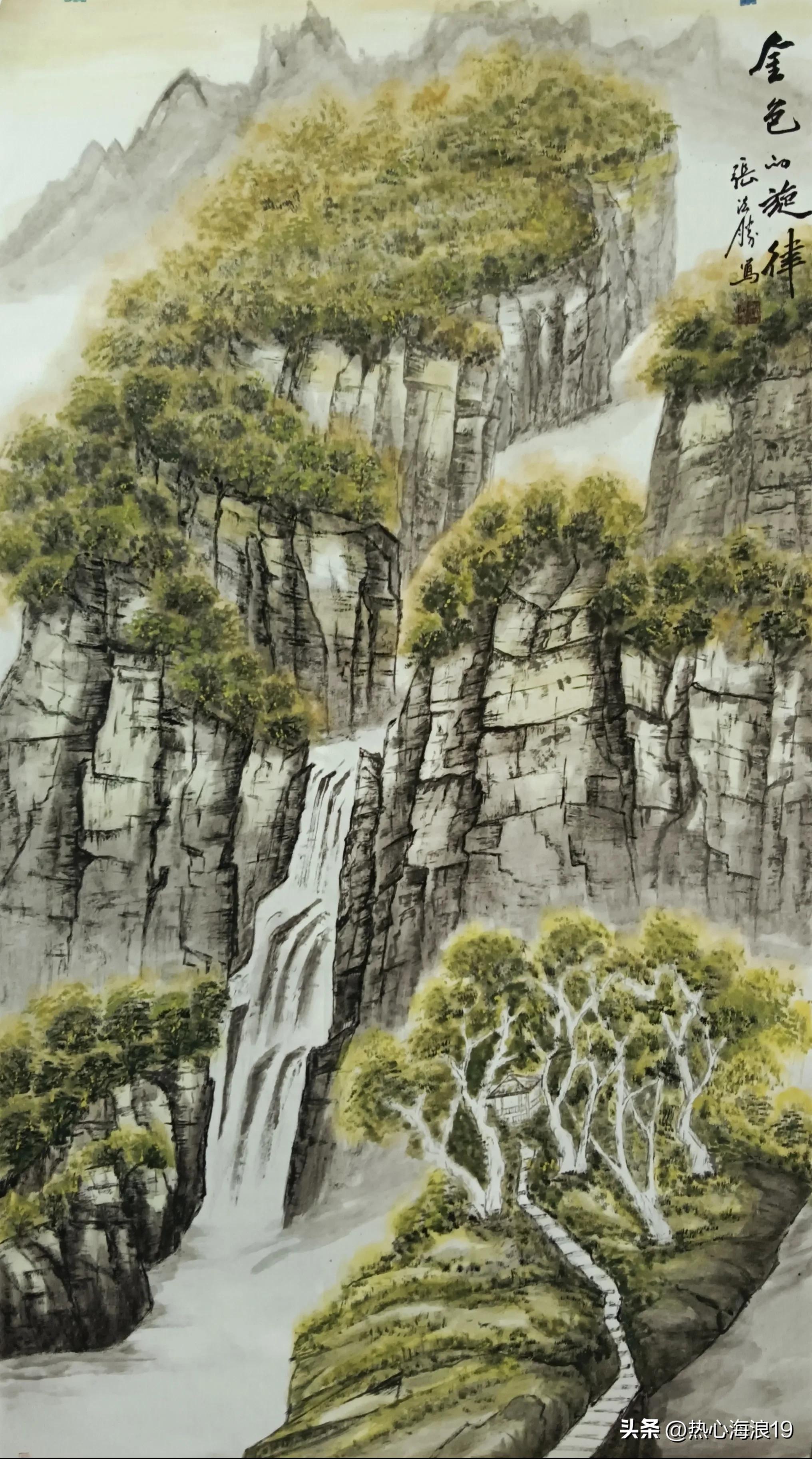 喜迎党的二十大优秀国画图片,喜迎二十大翰墨丹青颂党恩书画展