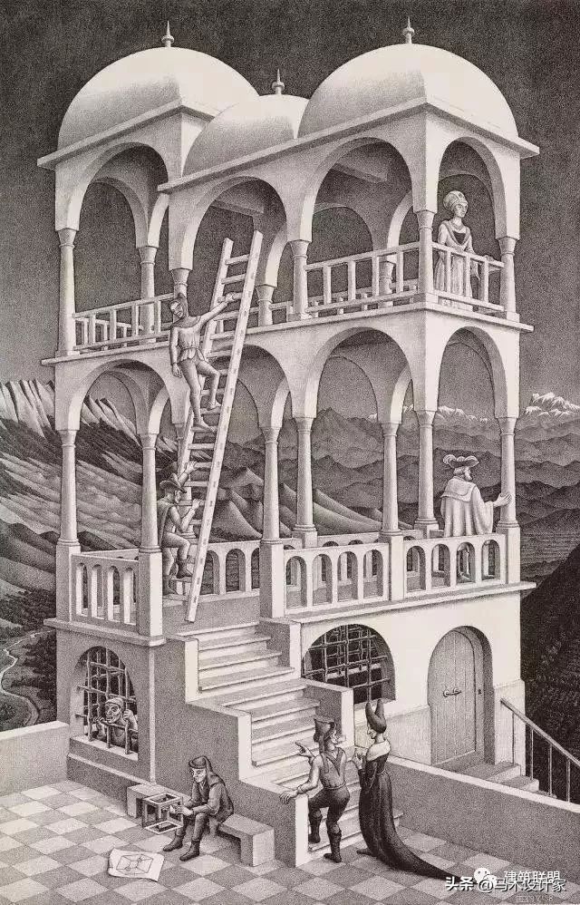 不可能的图形：插画家埃舍尔创造的那些脑洞大开的作品