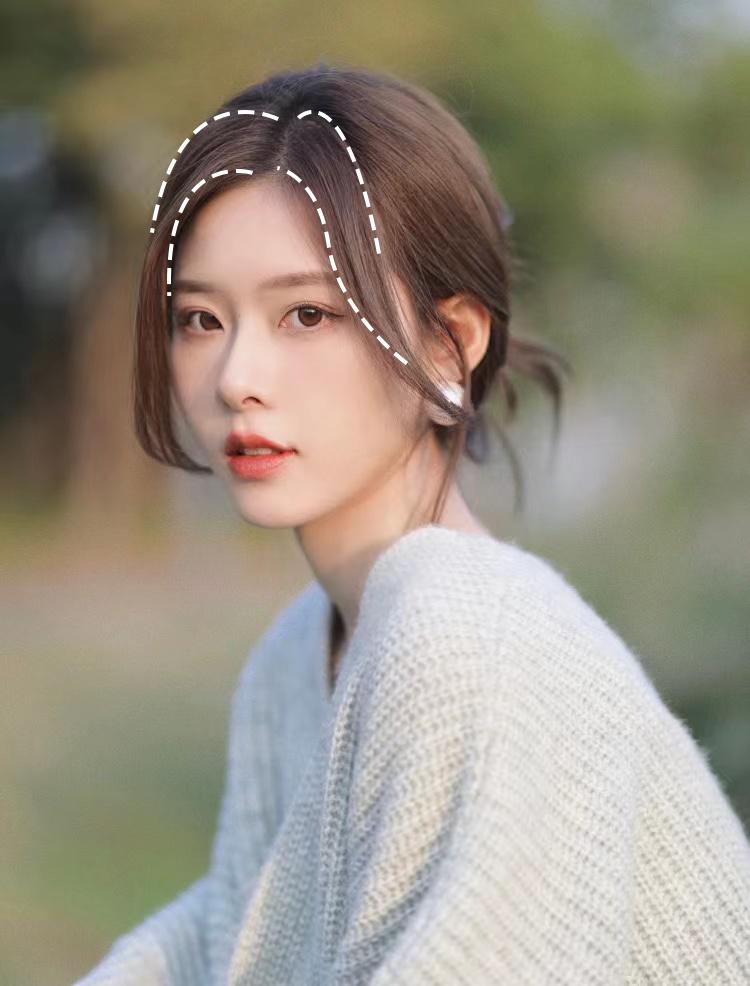 从来没剪过刘海剪什么刘海好看,很多年没有剪过这样的刘海了