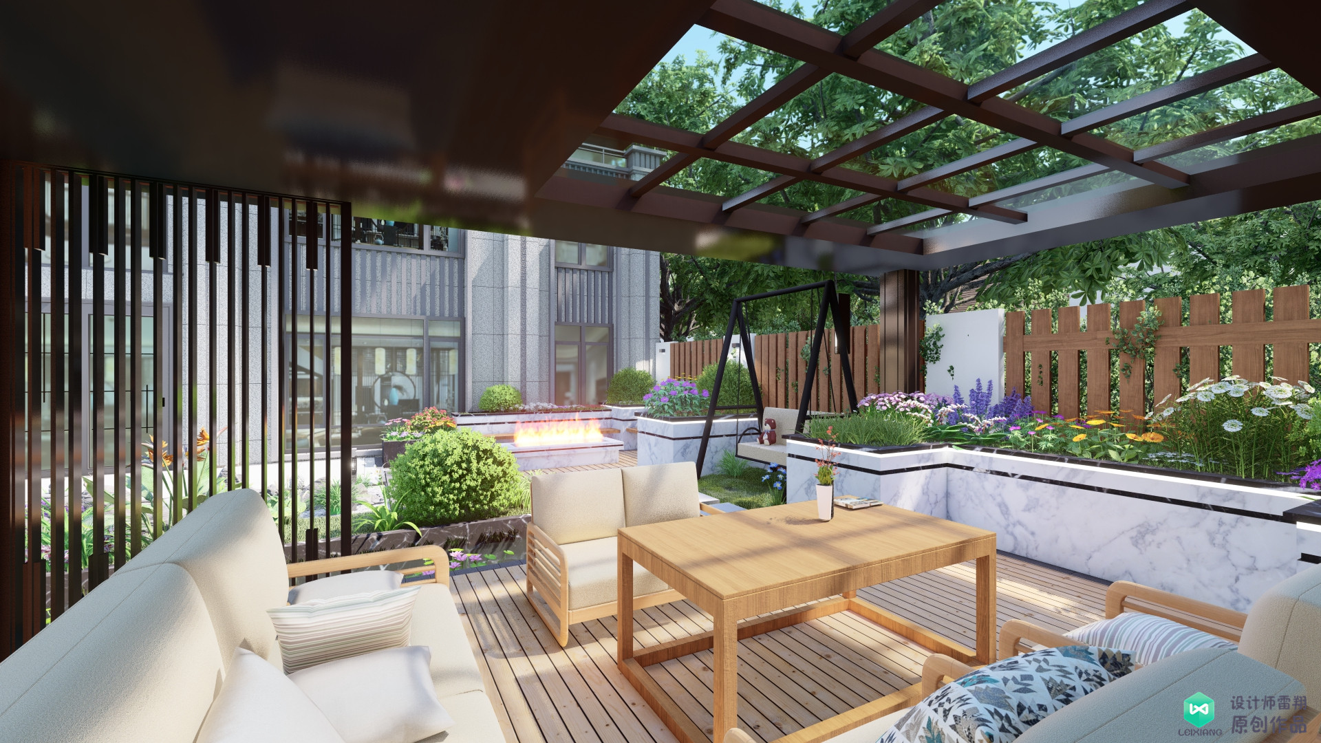 最简单省钱好打理的庭院设计方案,如何打造庭院特色花园