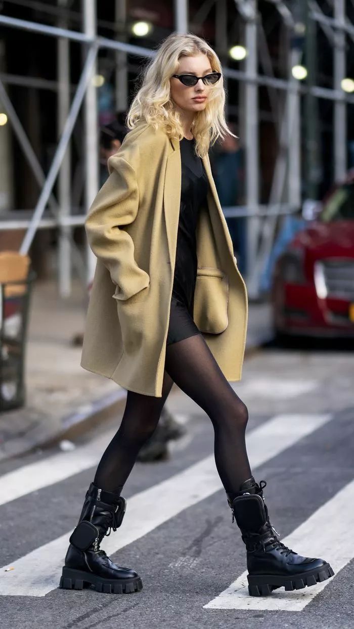 连裤袜不土气,秋冬连裤袜的搭配雷区