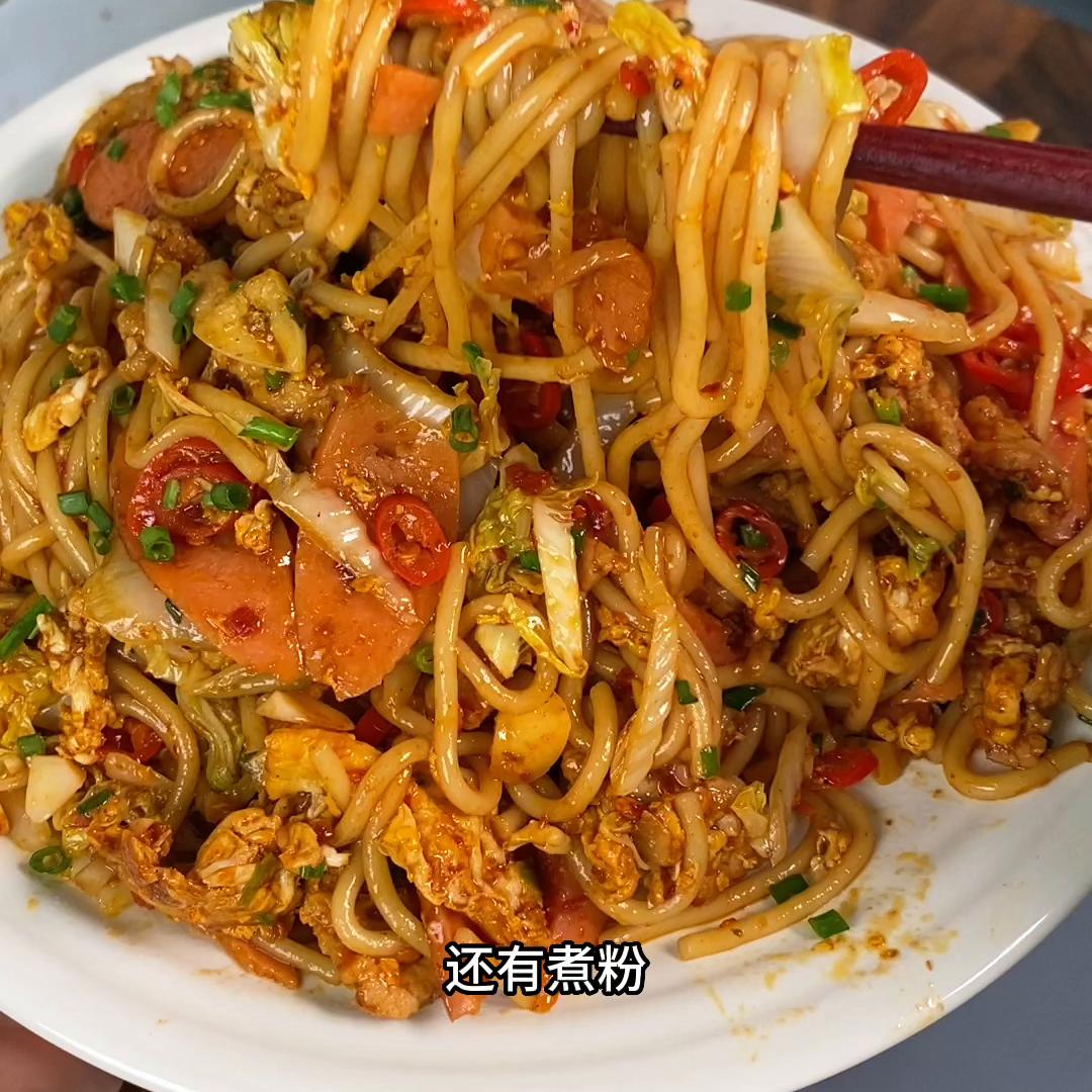 最地道的江西炒粉做法,江西炒粉正宗做法儿时的味道