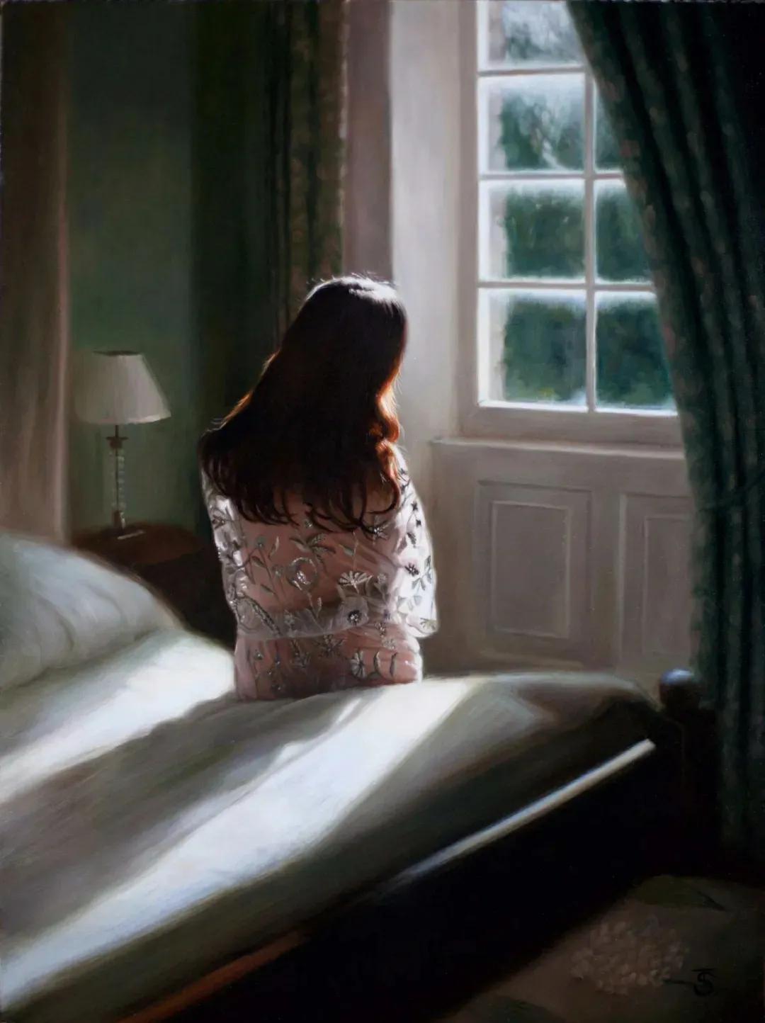 国外当代超写实艺术作品,西方油画大师笔下的绝世美人