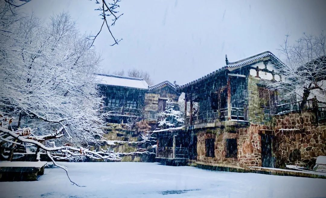 冬日鞍山温泉,鞍山冬日温泉