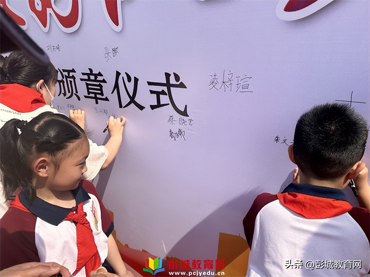 徐州市湖滨中心小学新队员入队暨一星章颁章仪式