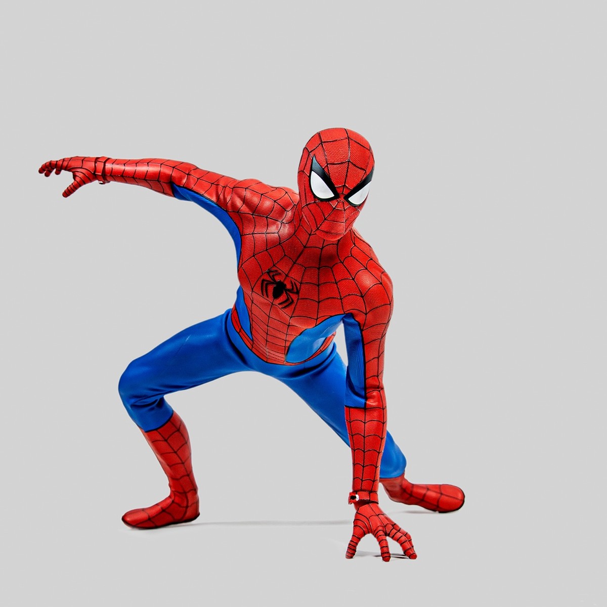 hottoys蜘蛛侠经典战衣手办测评,hottoys蜘蛛侠经典红蓝战衣