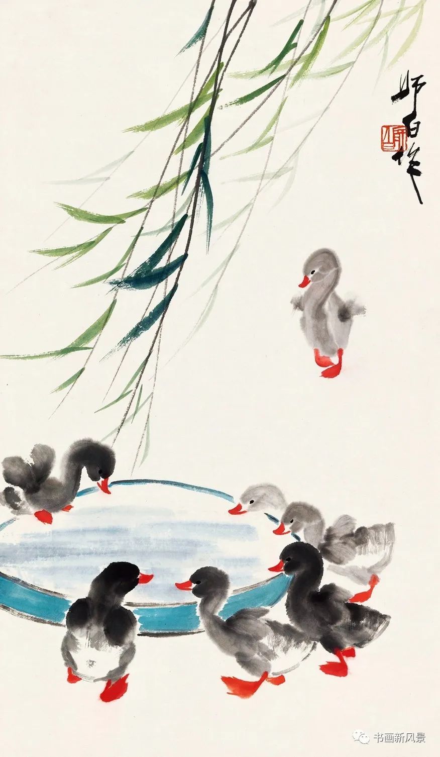 十大名家画,名家画梅100幅画