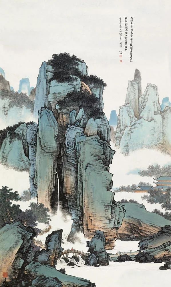 苏小松山水画欣赏,苏小松画家特点