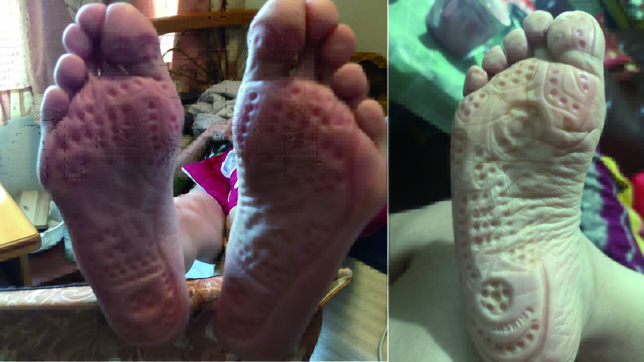 精油按摩养生袜,足疗袜真的有用吗