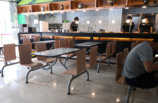 食堂桌椅哪家好,食堂餐厅专用桌椅尺寸