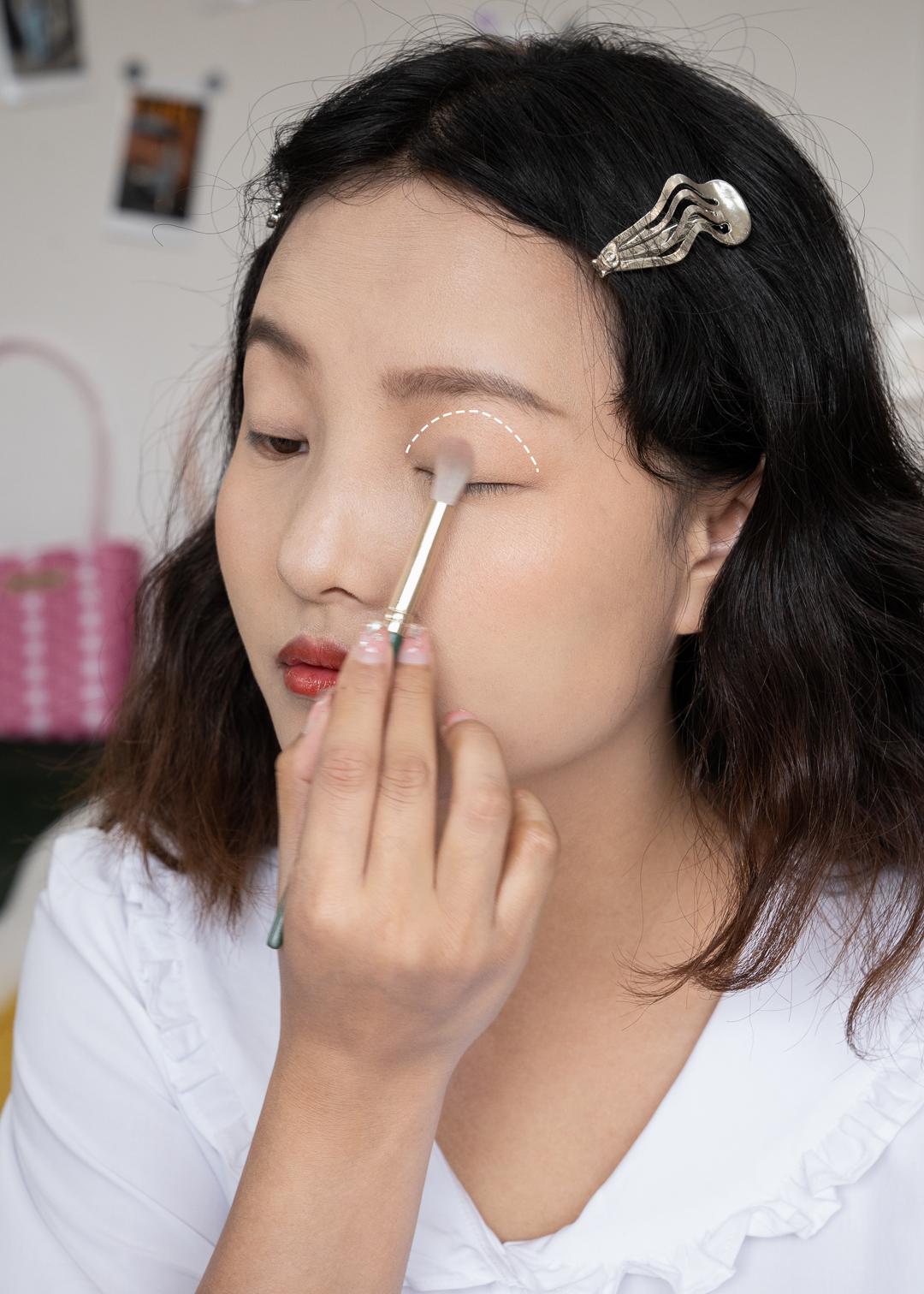 大眼袋下眼睑眼妆教程,原来眼妆才是换头的关键