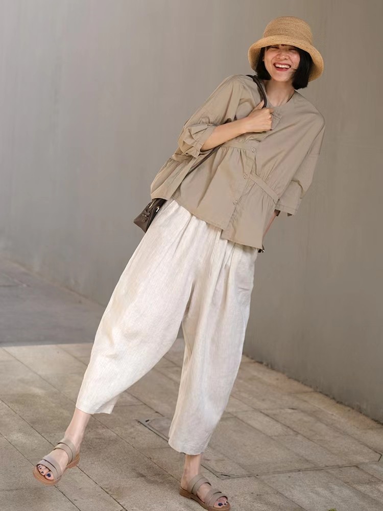 夏天穿亚麻清爽又高级,亚麻衣服怎么穿出高级感