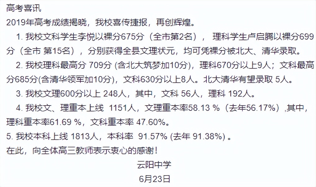 七龙珠2021重庆初中排名,2021重庆七龙珠高考升学率