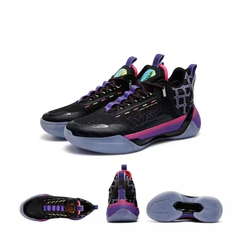 特步游云六代篮球鞋斜扣,特步篮球鞋游云1代