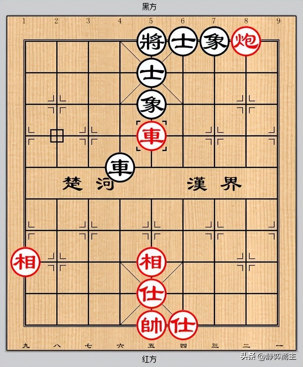 单车士守和车单兵定式,单车士象全守和炮车的定式