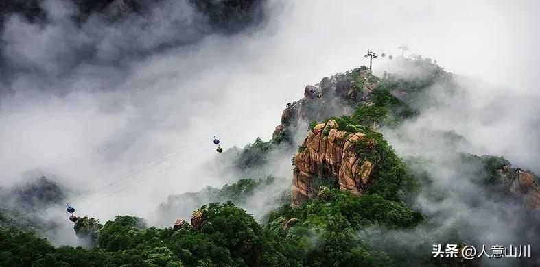 九华山云海水墨画,九华山水墨画