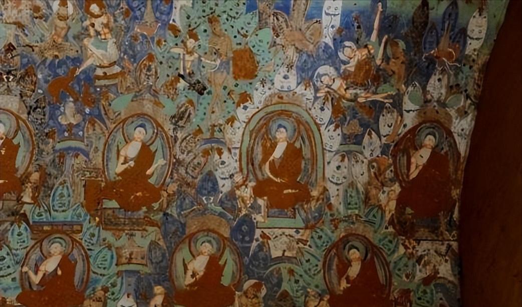 敦煌的隋代石窟壁画最具特色,敦煌莫高窟药师经变壁画高清图