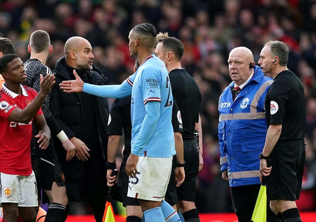 瓜迪奥拉曼联9:0,滕哈格曼联2比1曼城拉什福德越位