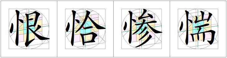 汉字书写的重心,汉字的重心是什么