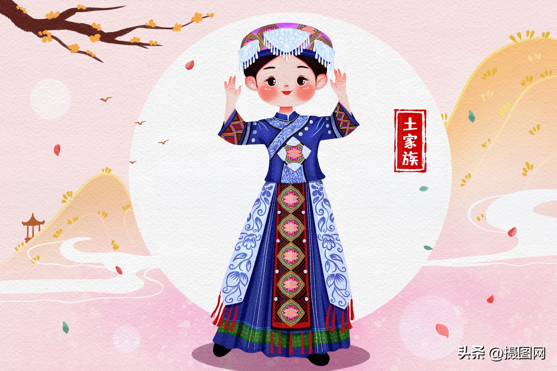 古代手绘服饰图片大全简单又漂亮,传统服饰古风手绘图片