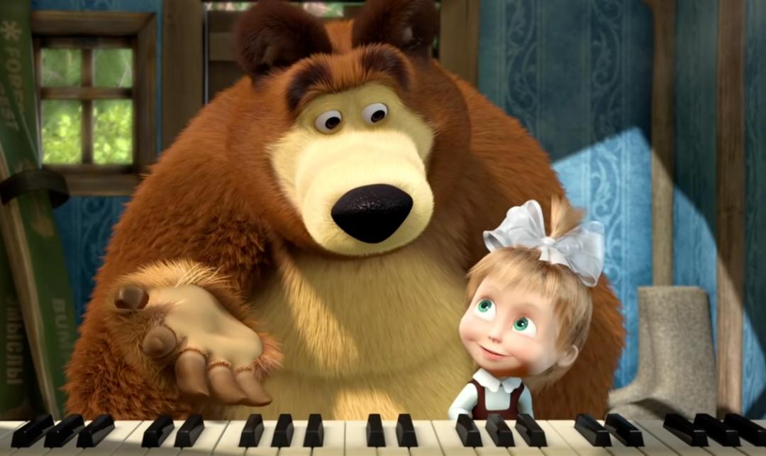 俄罗斯动画玛莎和熊俄语版,好看的玛莎和熊动画片