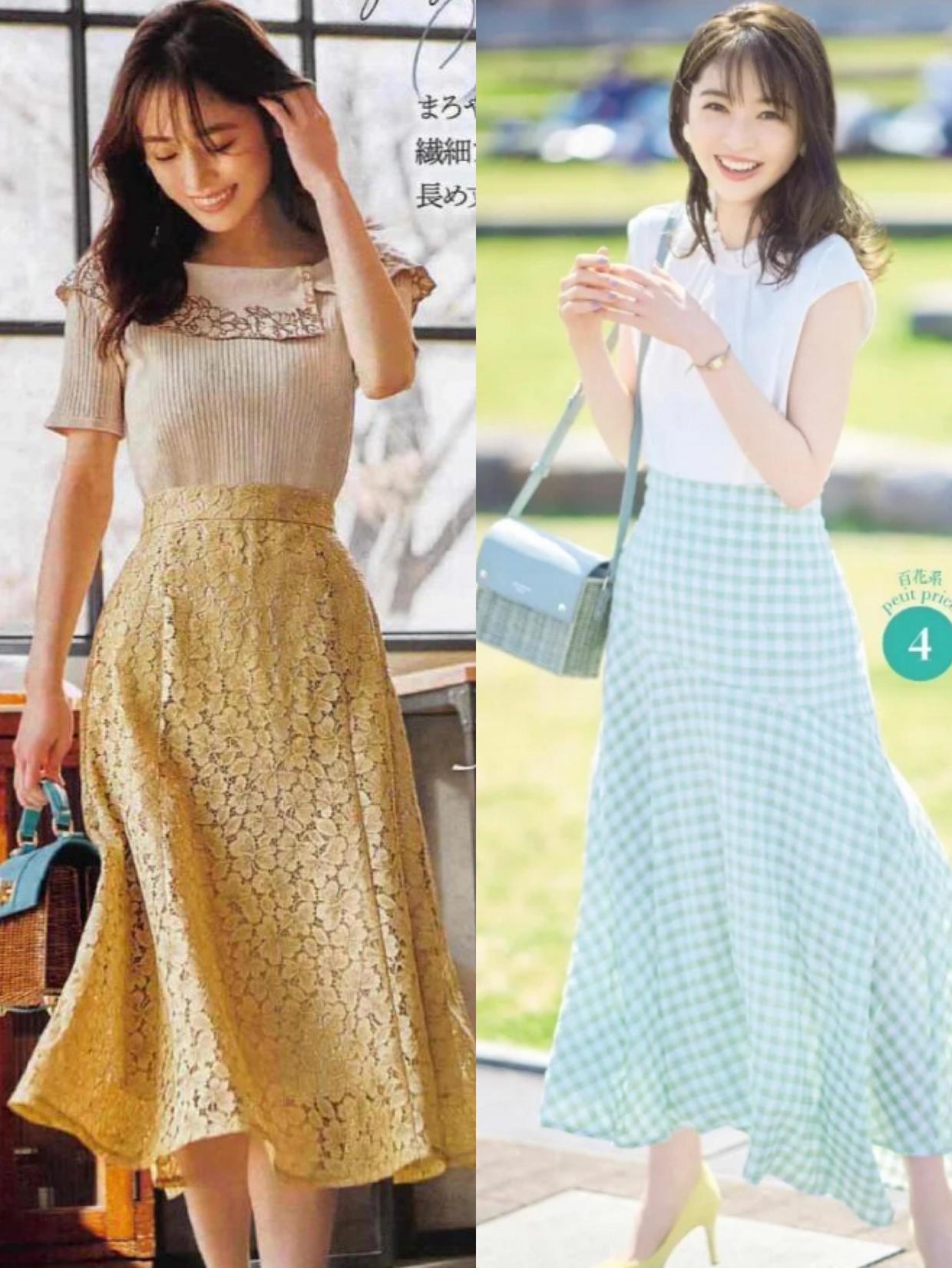 看了那么多“半身裙”，还是这些日本主妇最会穿，不花哨也不扮嫩