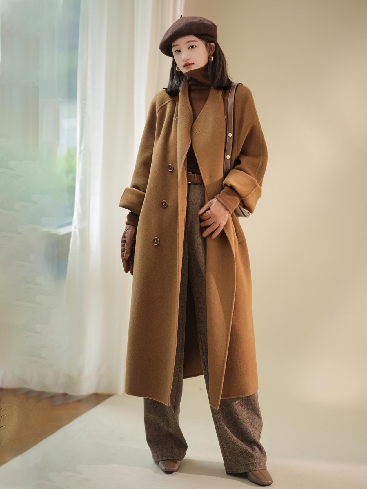 冬天离不开的军大衣,有种永不褪色的优雅就是驼色大衣