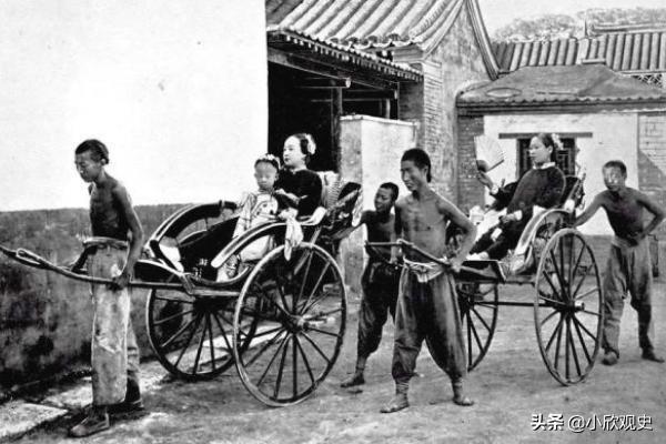 上海黄包车历史简介,80年代的上海滩黄包车