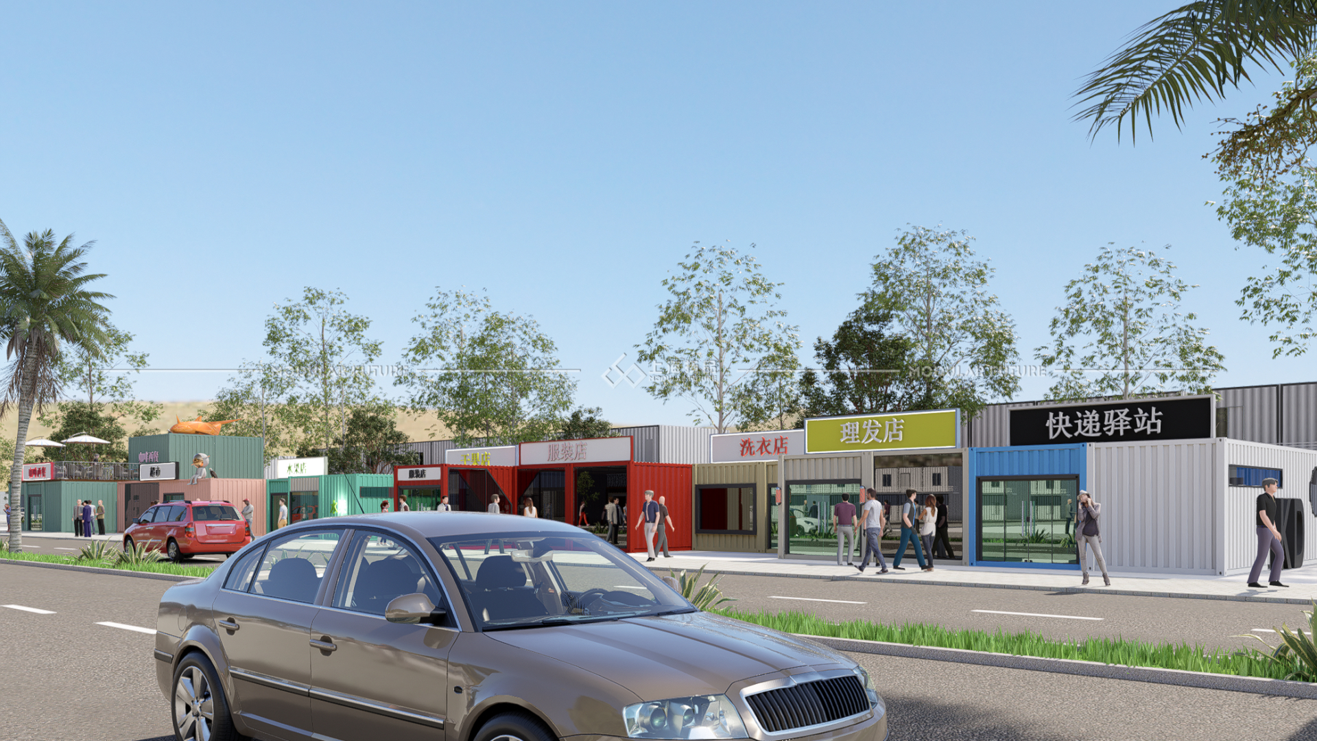 集装箱打造特色网红商业街，新型商业模式一起了解一下吧~