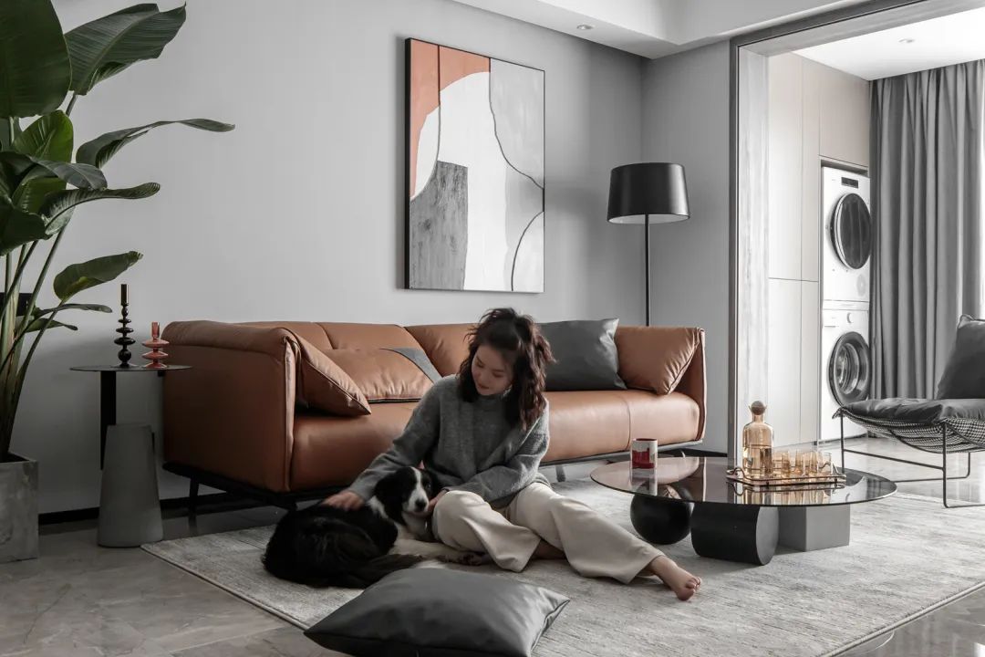 96平米现代轻奢公寓,96平方现代轻奢