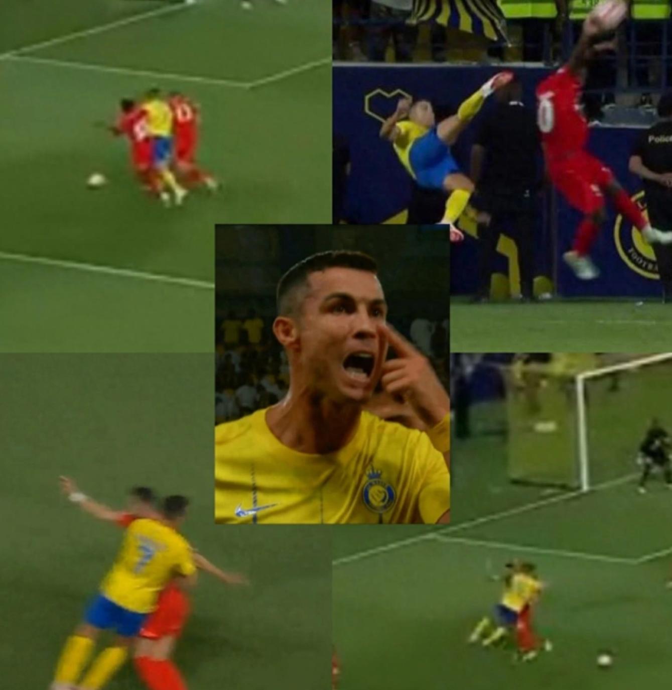 c罗怒喷中国主裁傅明,外国评价c罗和傅明