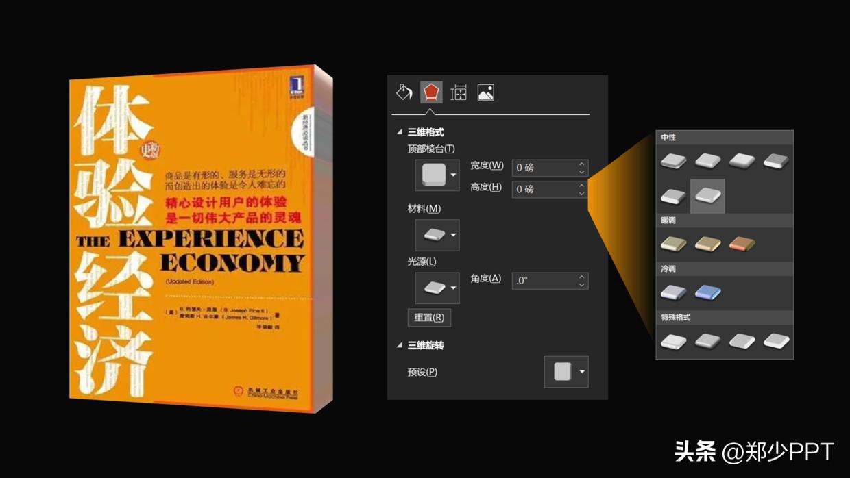 用好ppt基础形状页面设计感爆棚,ppt中的三维旋转展示动图如何制作