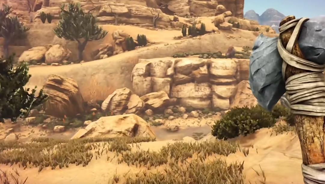 方舟生存进化主播玩沙漠地图,方舟生存进化焦土直播