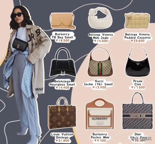 大牌包哪些包包款式值得买,人生第一只大牌包这7个品牌必选