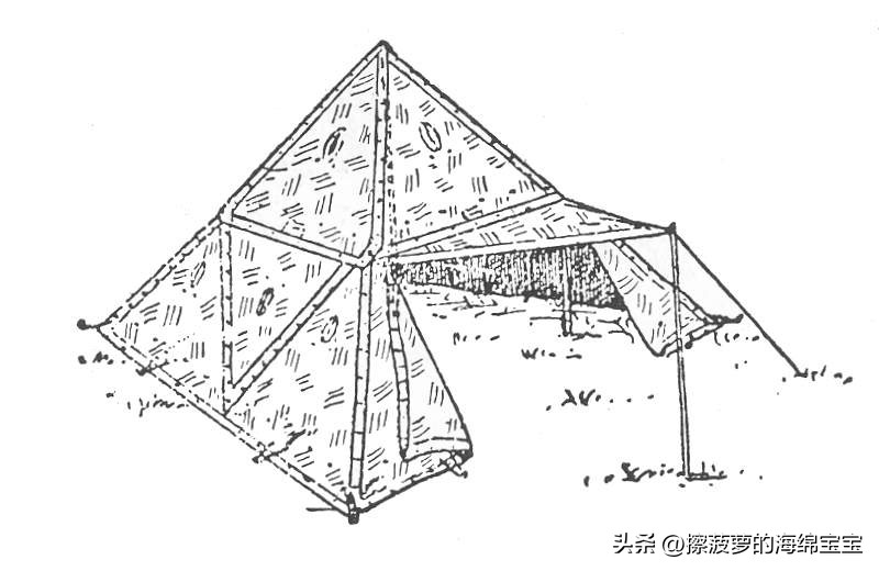 户外防水防火帐篷布,二战德国帐篷