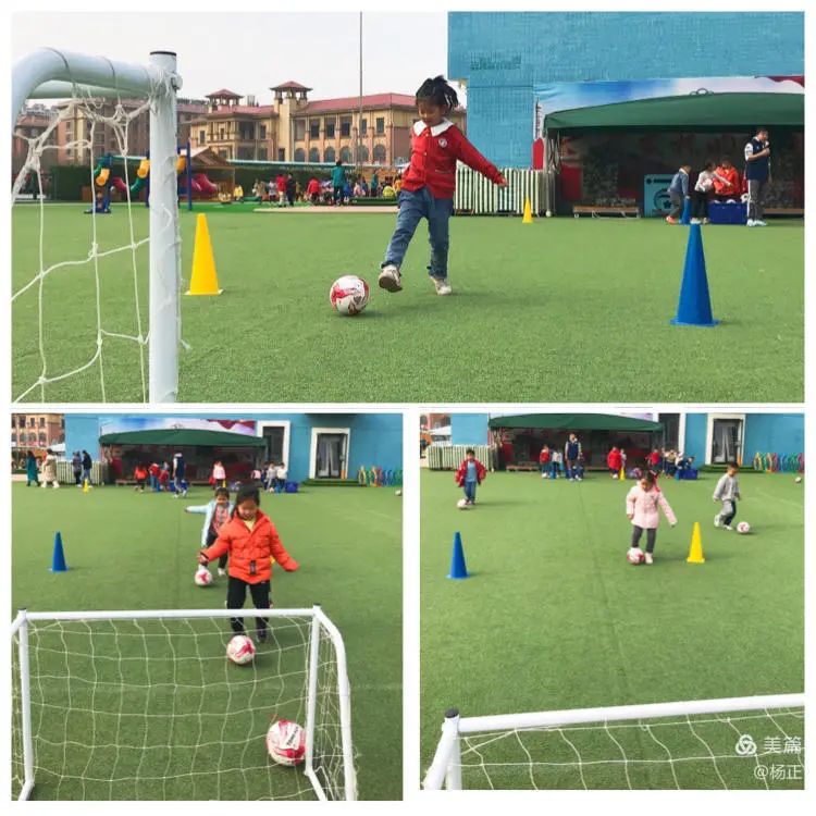 香蕉哥哥，一起动起来吧！奎文区实验幼儿园让更多的孩子逐梦绿茵