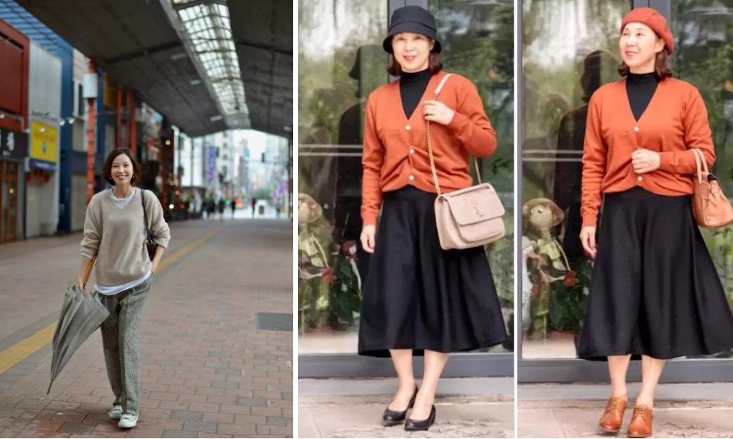 气质减龄休闲打底上衣外穿时尚,这款假两件上衣时尚显瘦又减龄