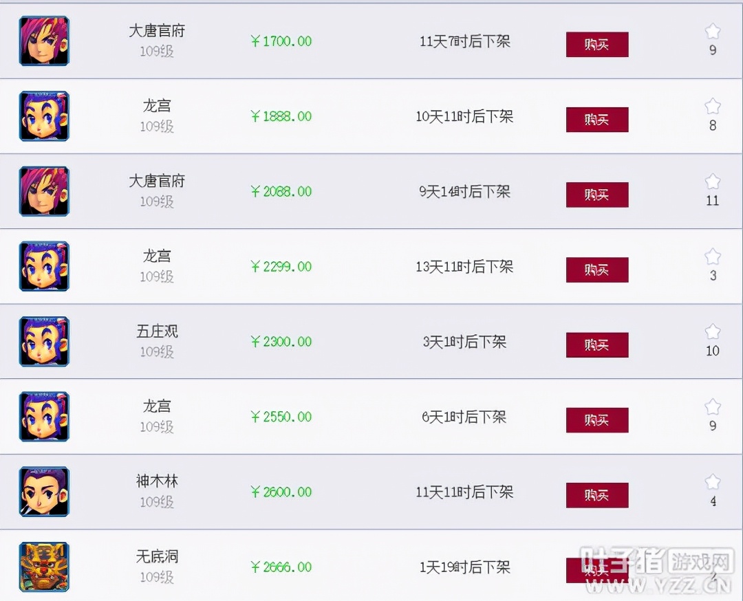 梦幻西游台州湾平转区列表,梦幻西游台州湾比武