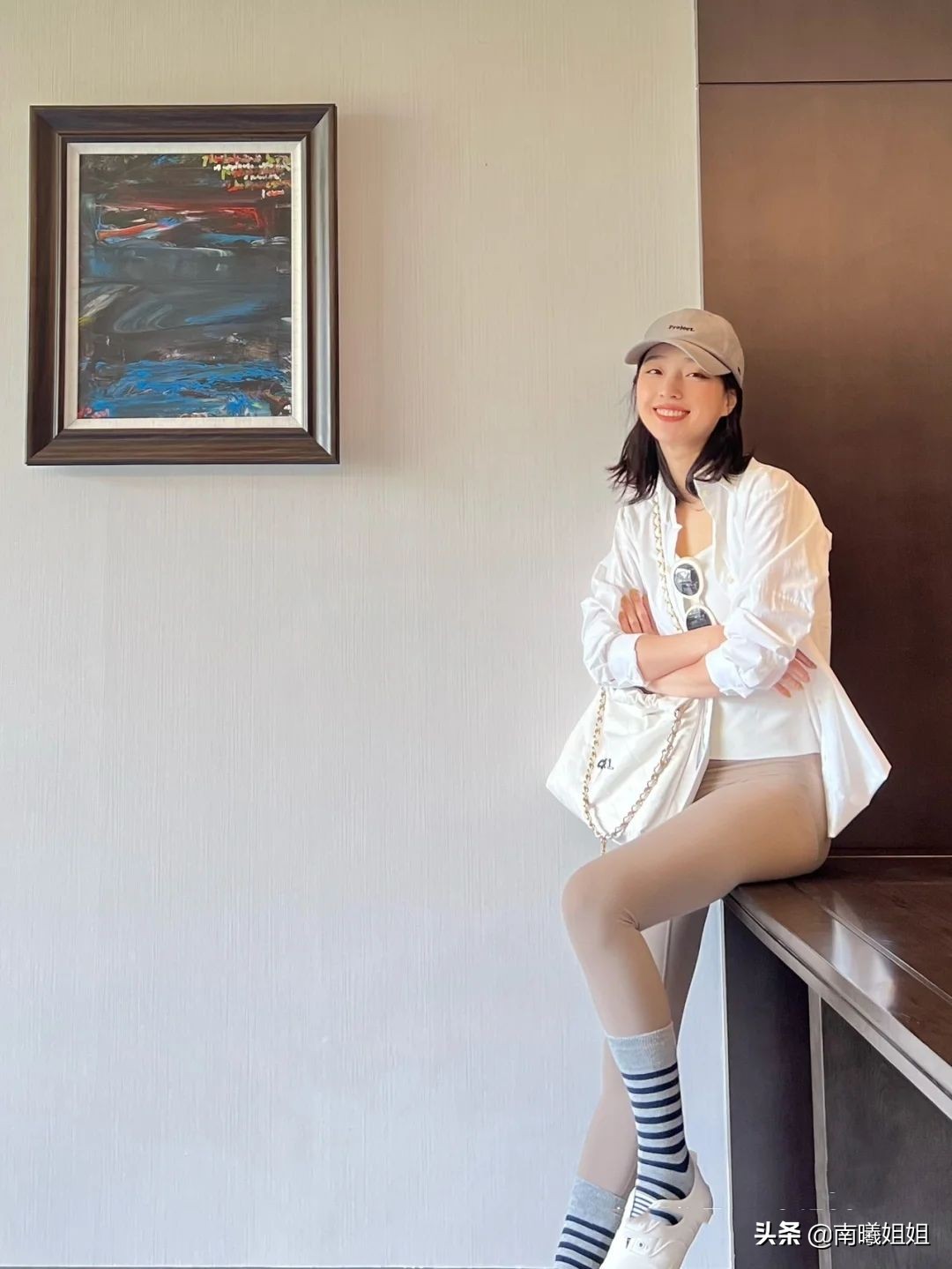 无痕裤穿搭街拍,无痕裤街拍穿搭