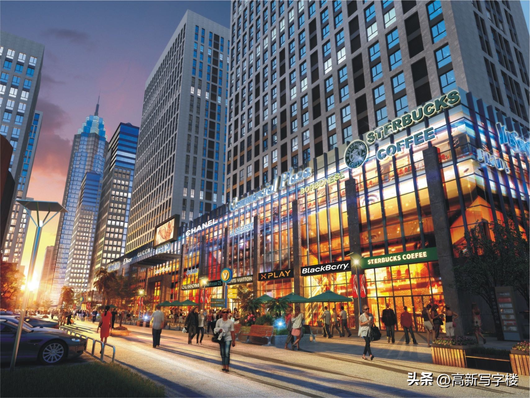 西安高新开发区甲级写字楼,西安商办写字楼