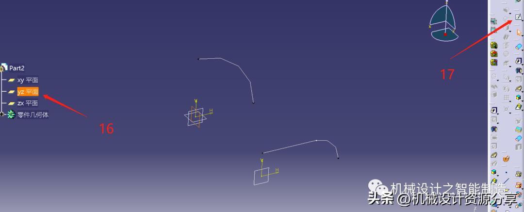 catia绘制异形弹簧,catia绘制圆螺母轮廓
