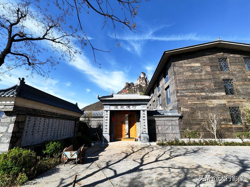 山西太行山大峡谷风景区拍照打卡,南岭太行山