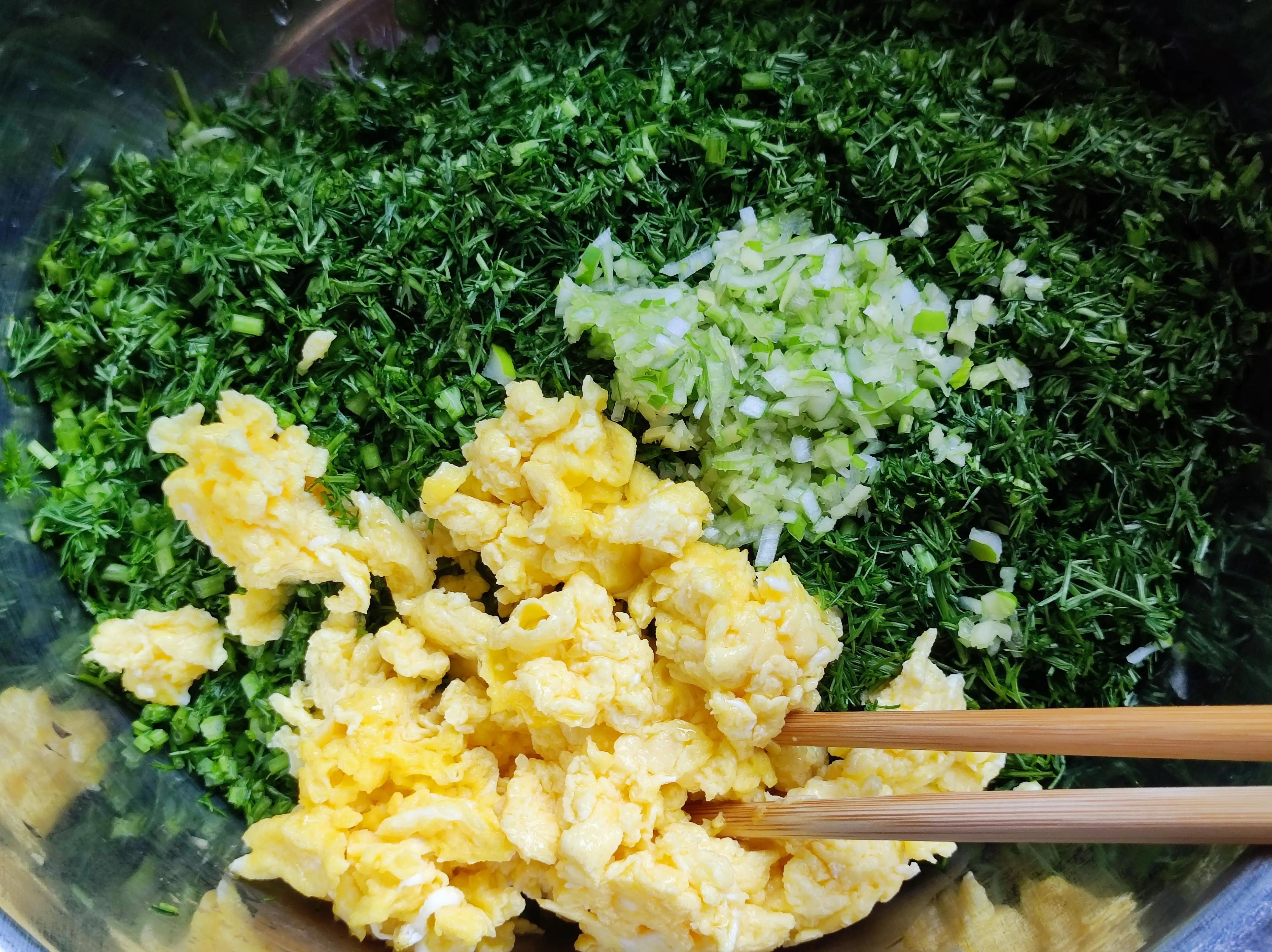 茴香素馅儿饺子,茴香馅儿的素饺子怎么包