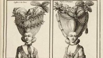 18世纪法国上流宫廷女人的发型,欧洲中世纪贵妇发型浮夸