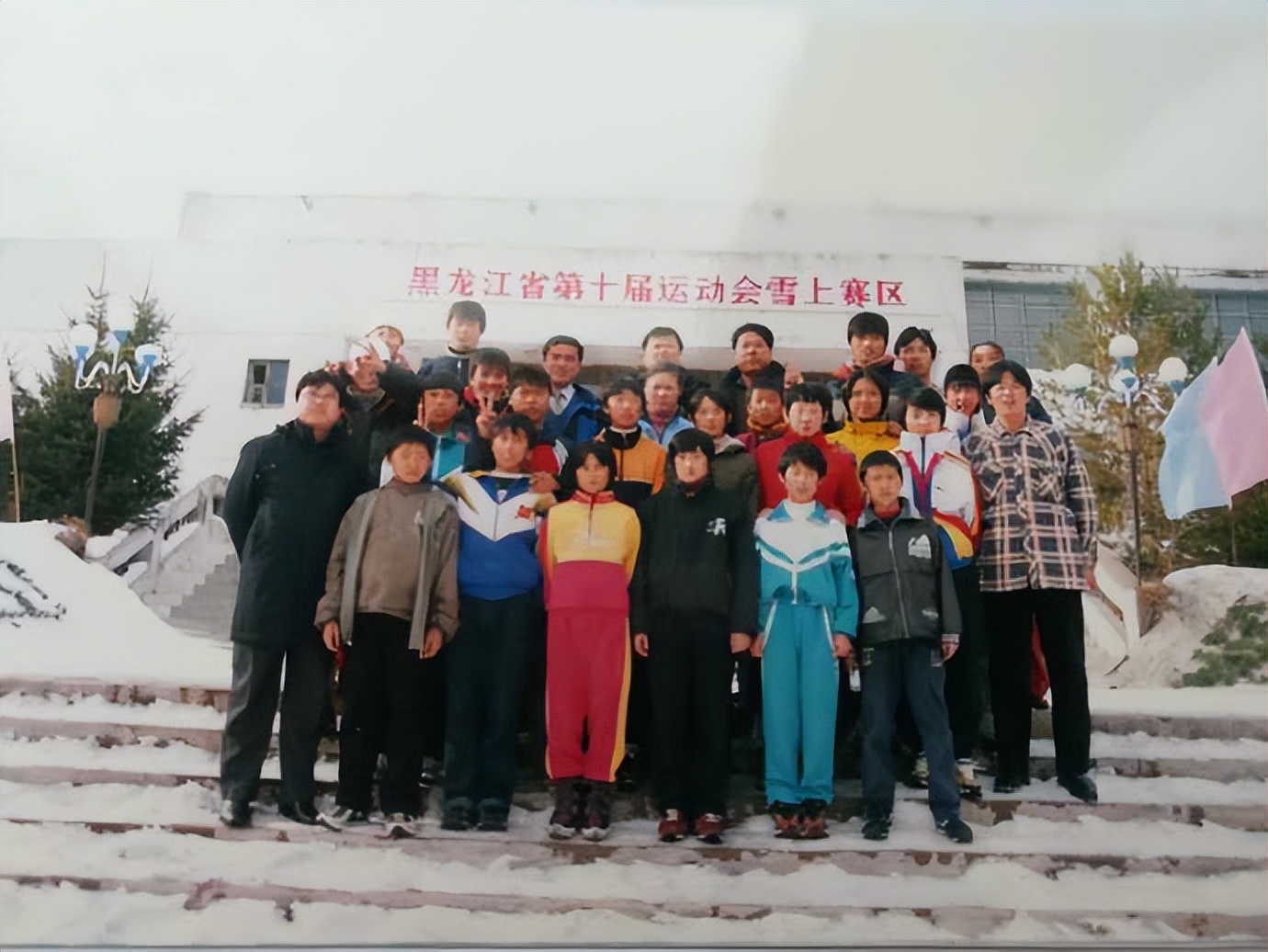 虎林广场美景,虎林老照片老广场