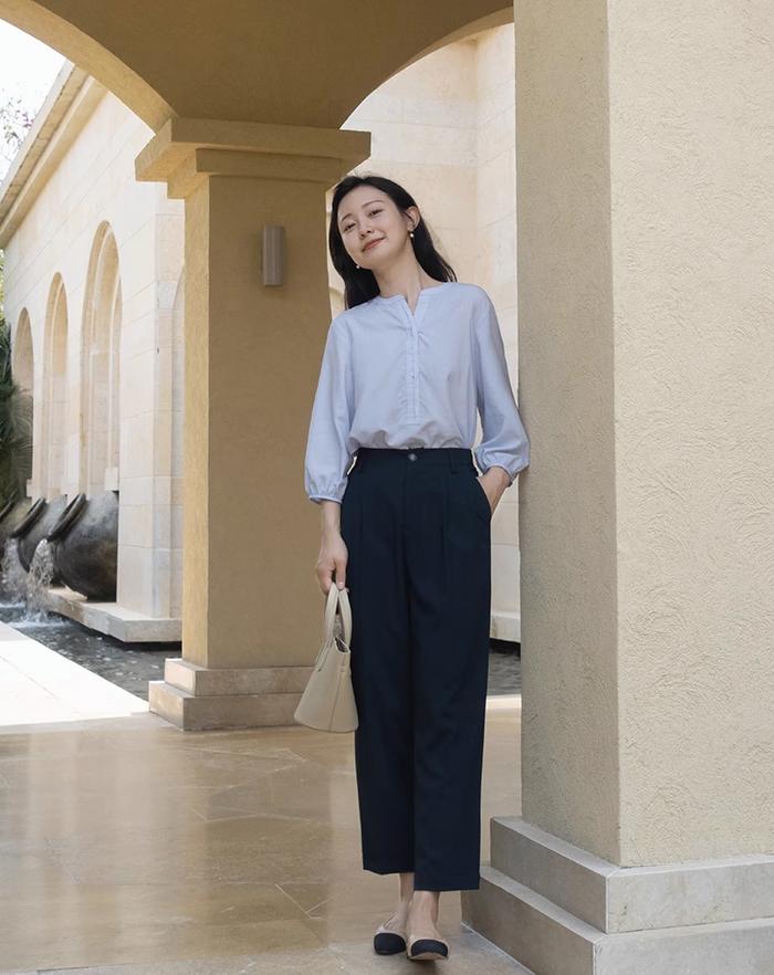 夏季穿什么裤子时髦好看,夏季休闲西裤搭配什么上衣
