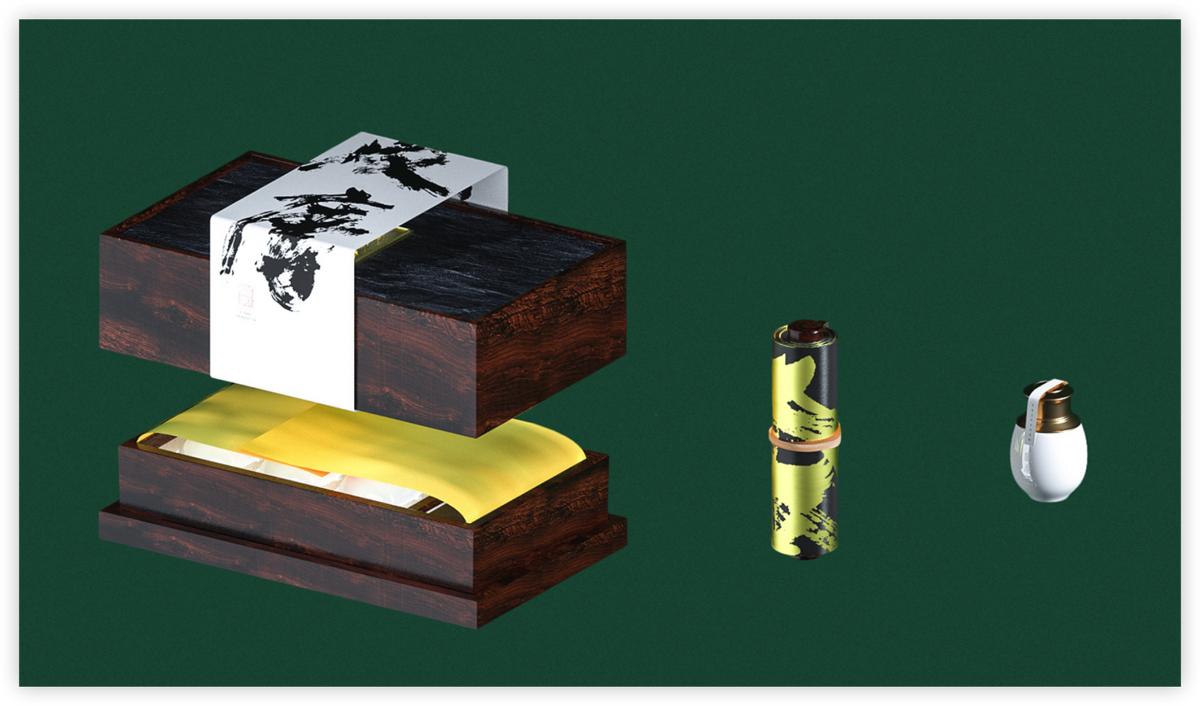 国外包装设计中的经典插画,以壮族文化为主题的国潮风插画