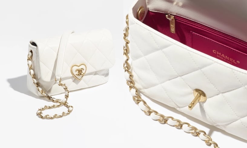 chanel白色经典包,2022奶油白精品包推荐